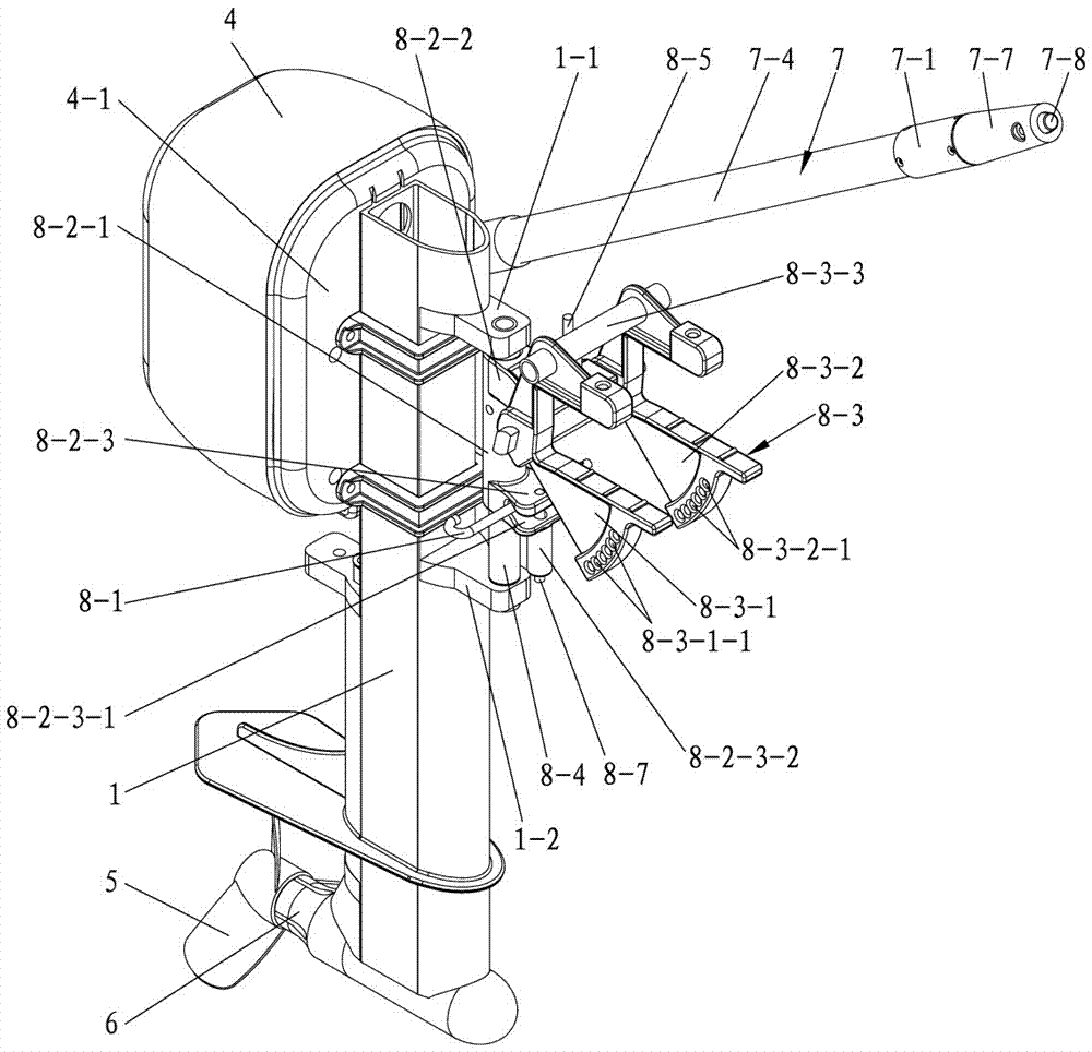 一種電動(dòng)船用掛槳機(jī)的制作方法與工藝