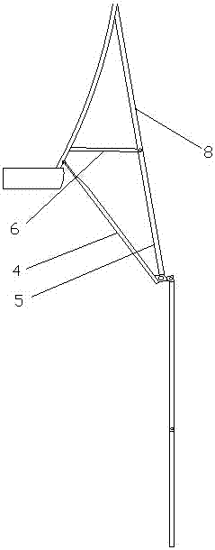 一種折疊翻轉(zhuǎn)式隨機(jī)登機(jī)梯的制作方法與工藝