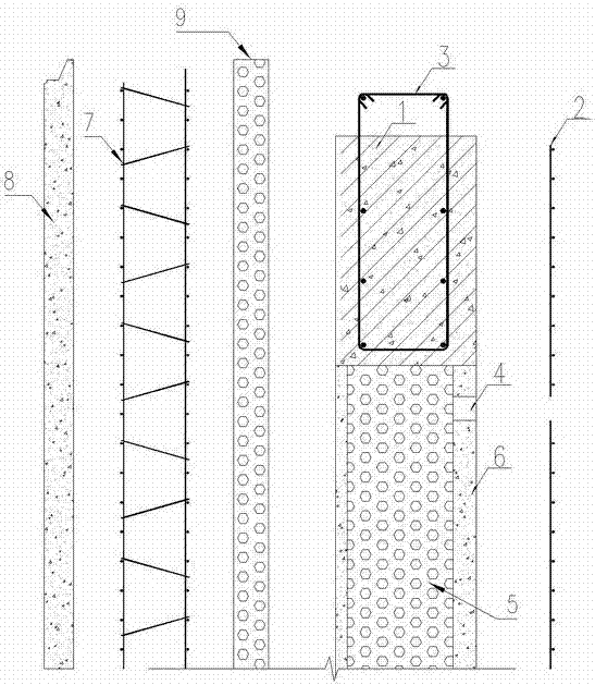 预制带叠合梁模壳围护墙的制作方法与工艺