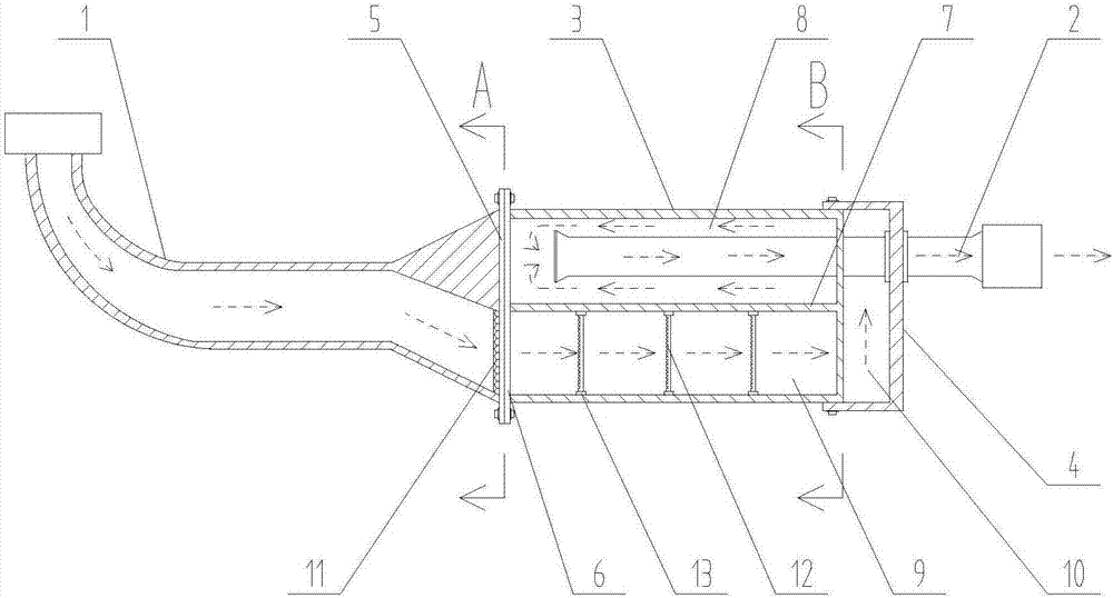 一種具有降溫過濾功能的汽車排氣管的制作方法與工藝