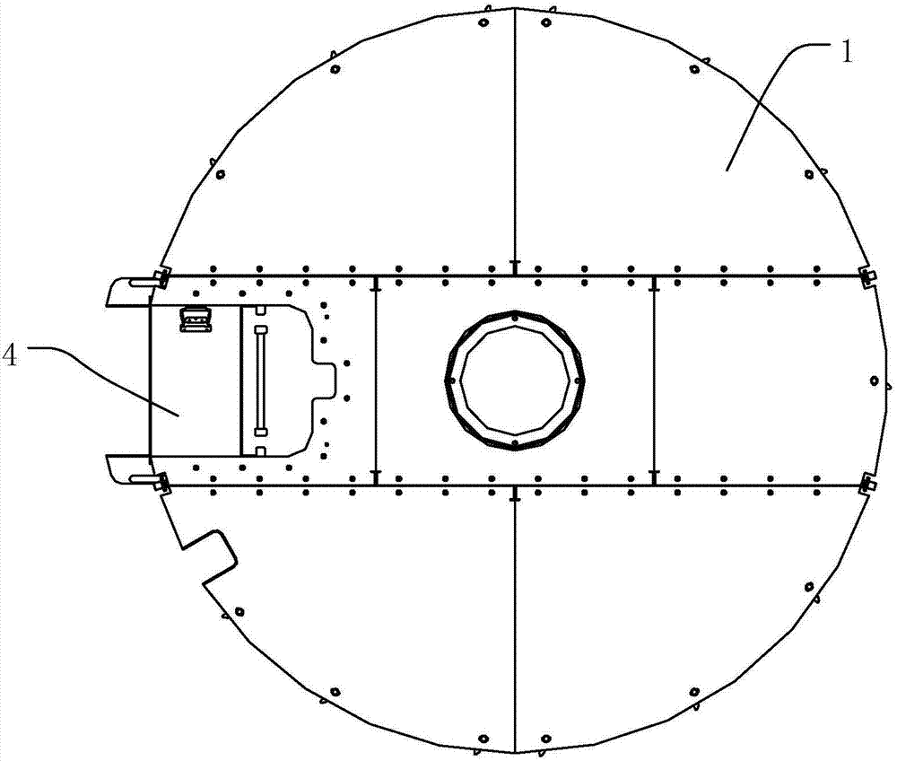 塔筒的平臺(tái)結(jié)構(gòu)、塔筒及風(fēng)力發(fā)電機(jī)組的制作方法與工藝