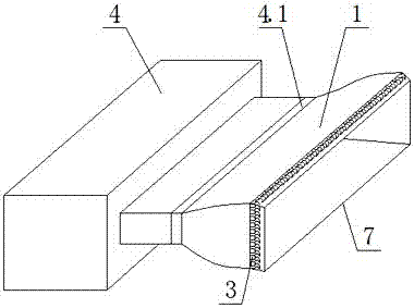 拉鏈?zhǔn)絻艋渑c空調(diào)風(fēng)機(jī)盤管的通用連接組件的制作方法與工藝