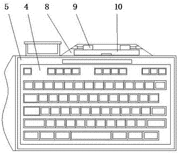 一种具有夜视功能的折叠式计算机键盘的制作方法与工艺