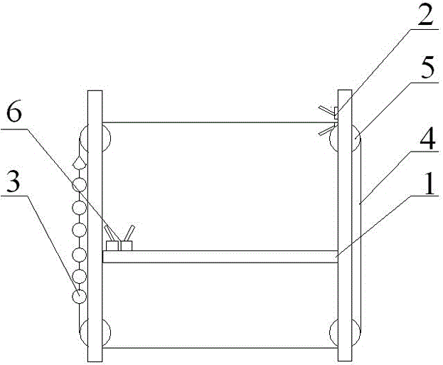 一種布匹打?qū)盈B放機(jī)構(gòu)的制作方法與工藝