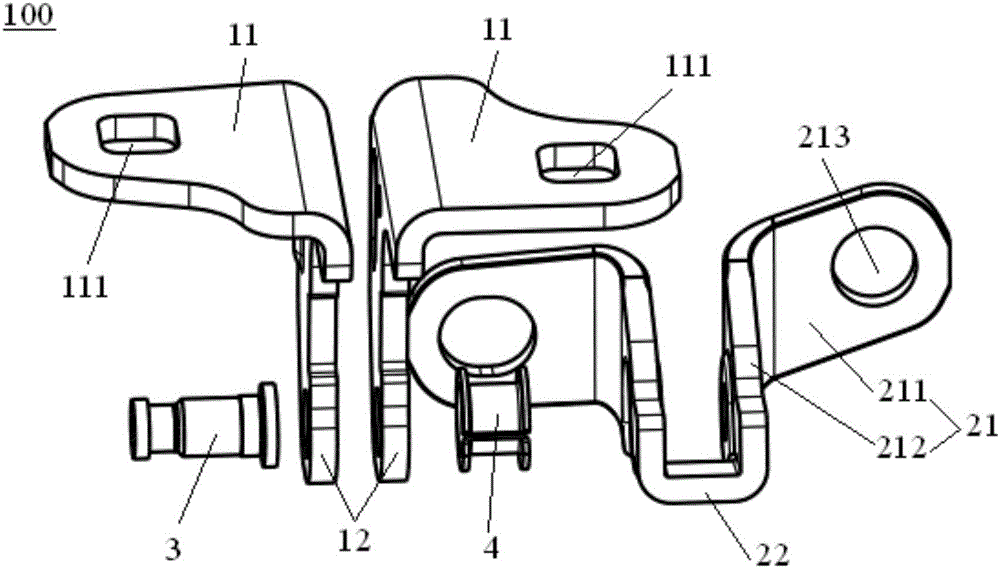 車門鉸鏈和車輛的制作方法與工藝