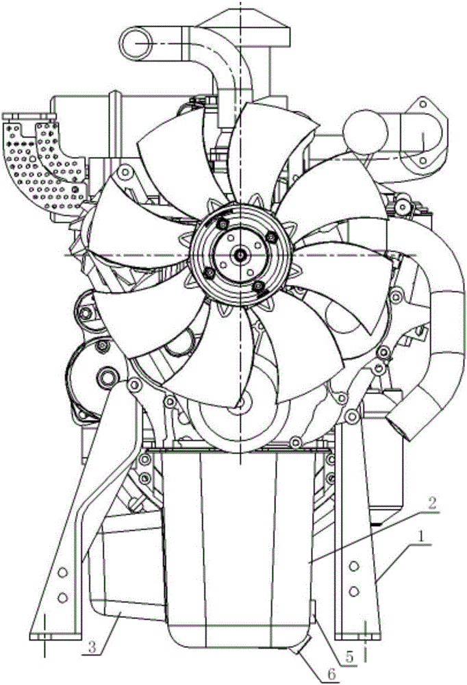 柴油發(fā)電機(jī)組用油底殼擴(kuò)容結(jié)構(gòu)的制作方法與工藝