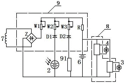 一種變電站智能巡視頭燈及其無線充電裝置的制作方法