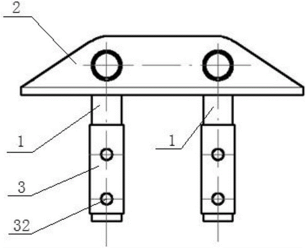 4X2牽引車消聲器用新型支架結(jié)構(gòu)的制作方法與工藝