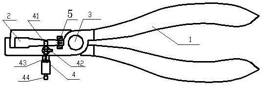 一種可調(diào)節(jié)的單齒口剝線鉗的制作方法與工藝