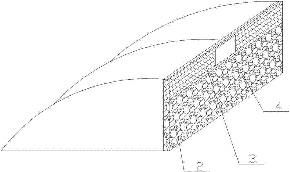 一種山前臺田地自然后墻式日光大棚的制作方法與工藝