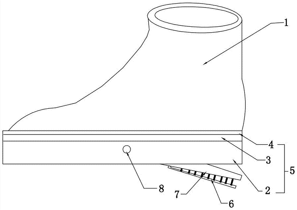 一种新型省力登山鞋的制作方法与工艺