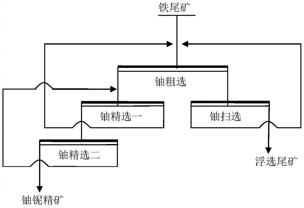 一種含鈮鈦鈾礦的多金屬礦選礦工藝的制作方法與工藝