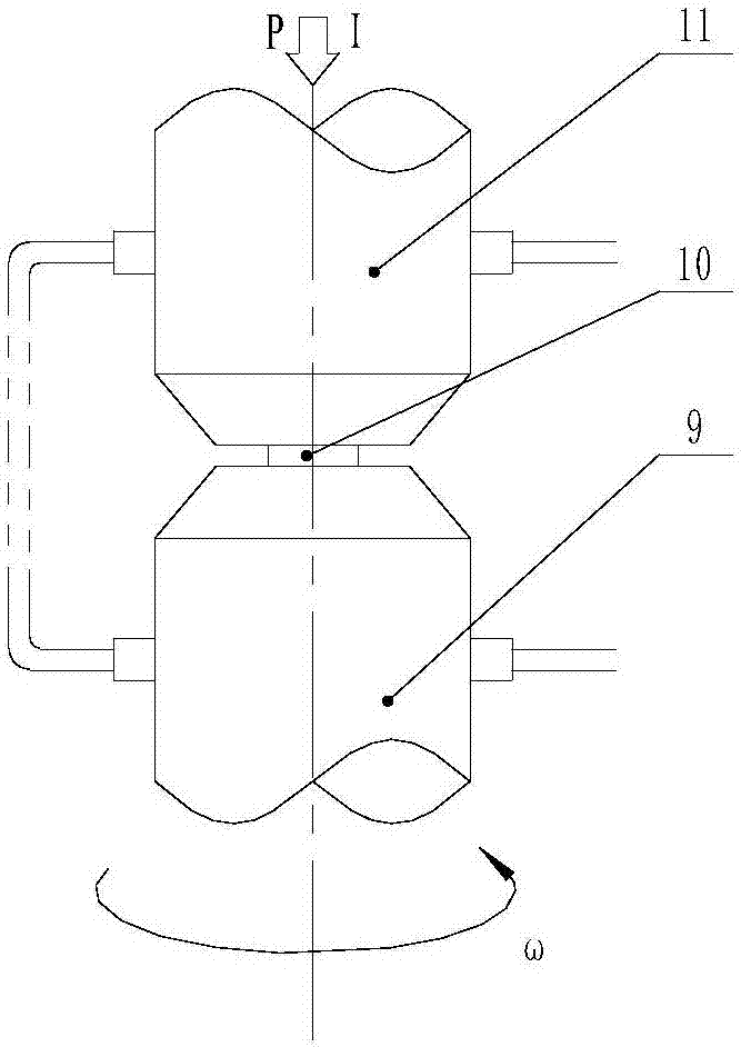 一種電場輔助高壓扭轉(zhuǎn)裝置及高壓扭轉(zhuǎn)方法與流程