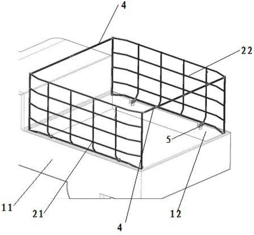 一种皮卡车尾箱防护栏的制作方法与工艺