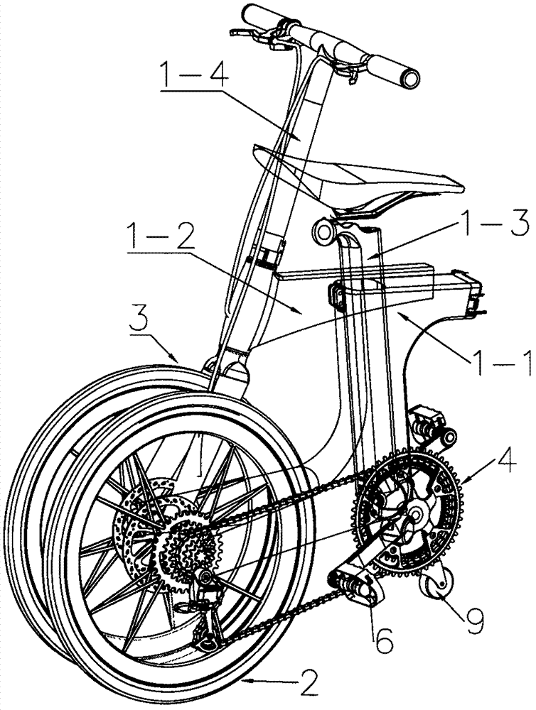 一种自发电式折叠电动自行车的制作方法与工艺
