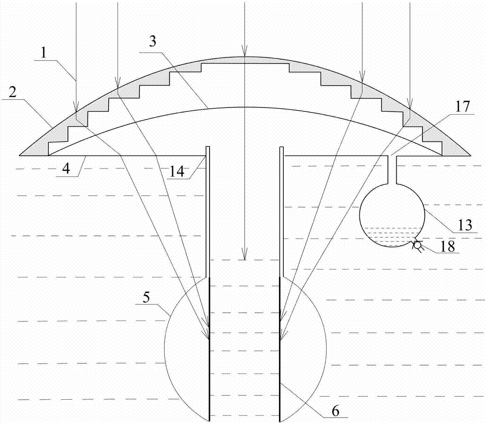 半浸沒(méi)式太陽(yáng)能海水淡化系統(tǒng)的制作方法與工藝