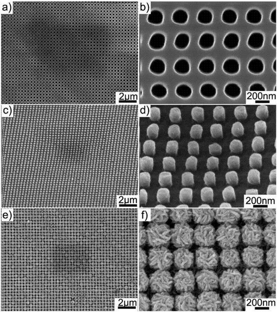 银纳米片修饰的聚丙烯腈纳米柱阵列薄膜SERS衬底的制备方法与流程