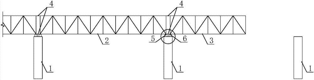 钢桁梁悬臂拼装时墩顶双排支垫协同受力方法与流程