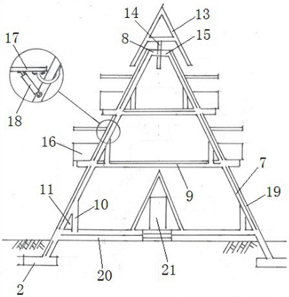 圆锥体山形智能建筑的制作方法与工艺