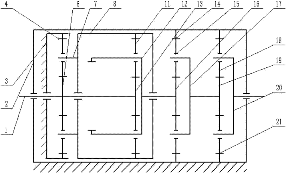 一種卷盤噴灌機(jī)行星齒輪傳動系統(tǒng)的制作方法與工藝