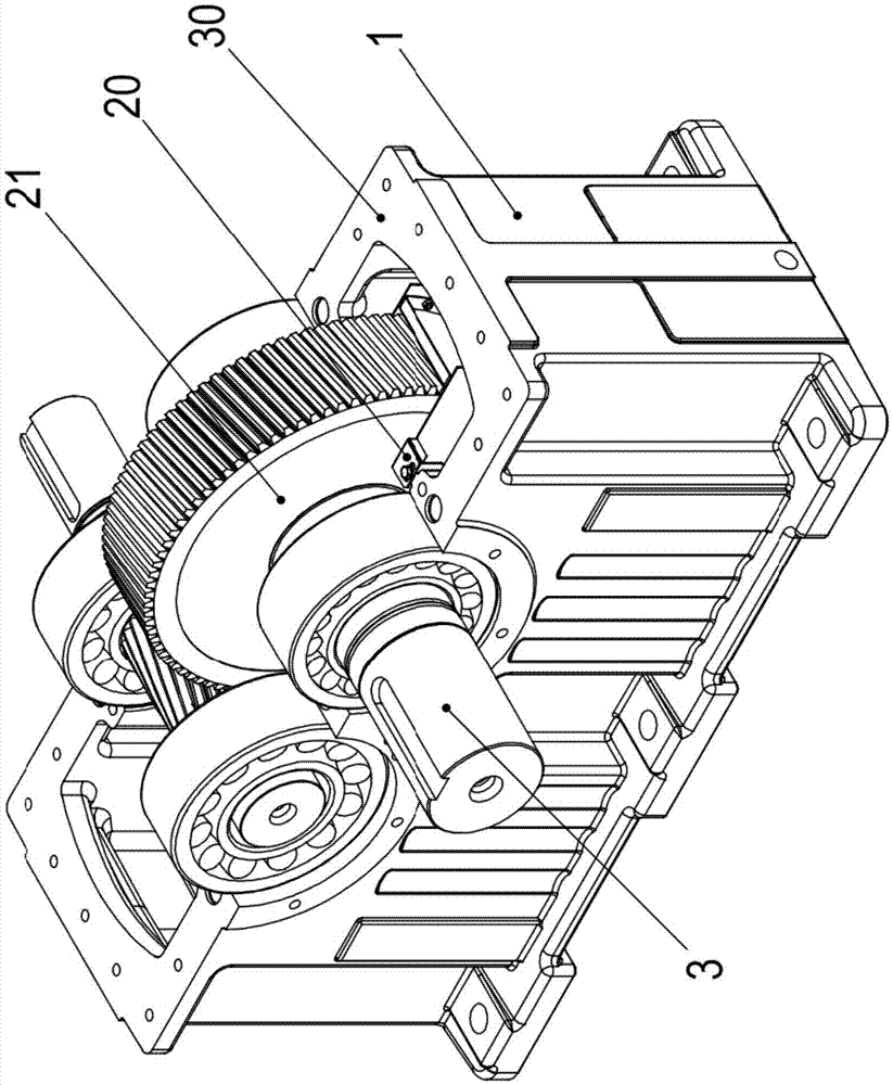 具有齿轮和由下部件和上部件组成的壳体的减速器的制作方法与工艺