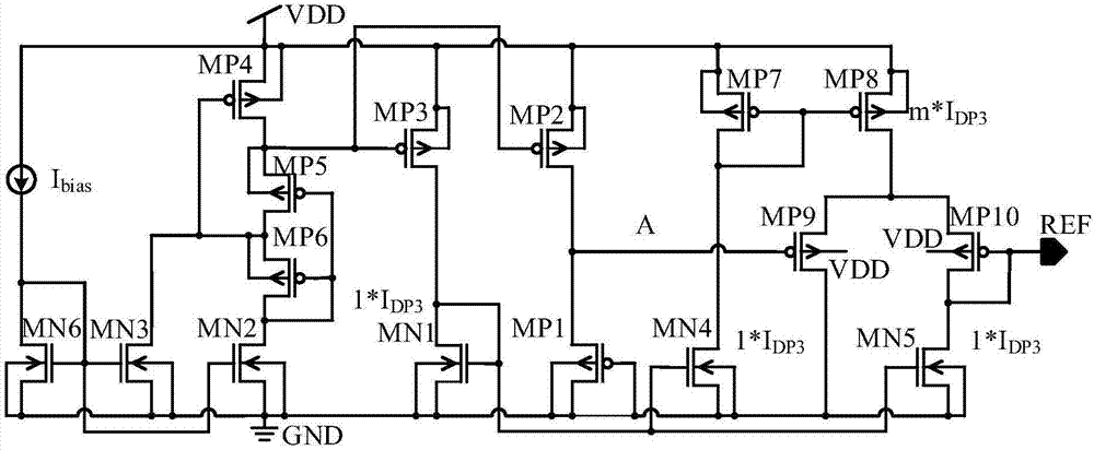 一種非帶隙無(wú)電阻CMOS基準(zhǔn)源的制作方法與工藝