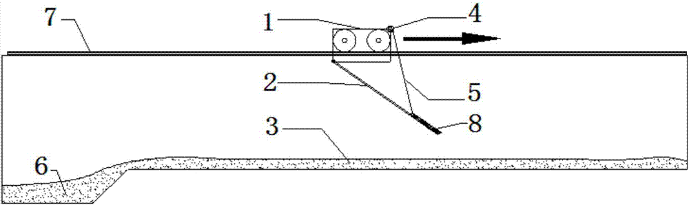 一种矿井水仓内使用的刮泥装置的制作方法