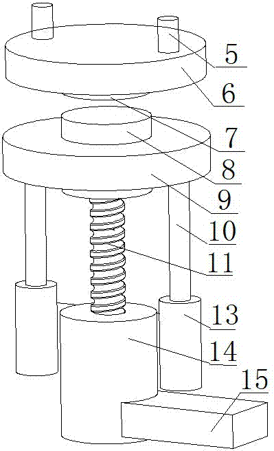 膜片彈簧電伺服強(qiáng)壓機(jī)的制作方法與工藝