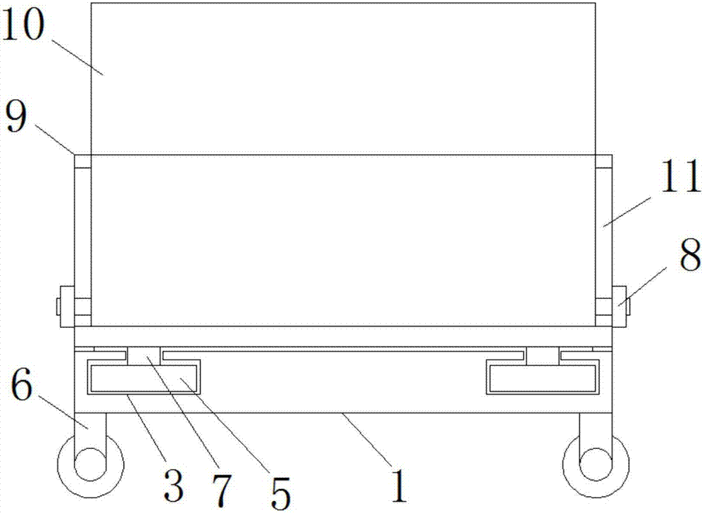 一種超市用運(yùn)貨車的制作方法與工藝