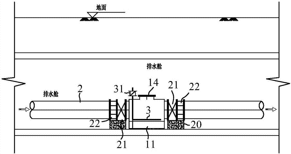 一種適用于綜合管廊等密閉空間內(nèi)的一體化排水檢查井的制作方法與工藝