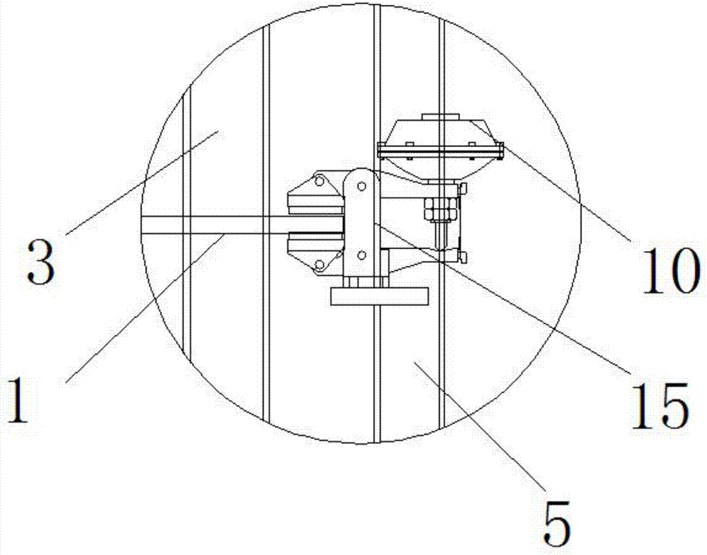 一種帶氣動(dòng)剎車裝置的懸臂吊的制作方法