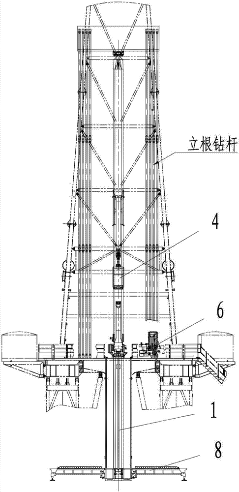 陸地鉆機離線接立根的管柱處理系統(tǒng)的制作方法與工藝