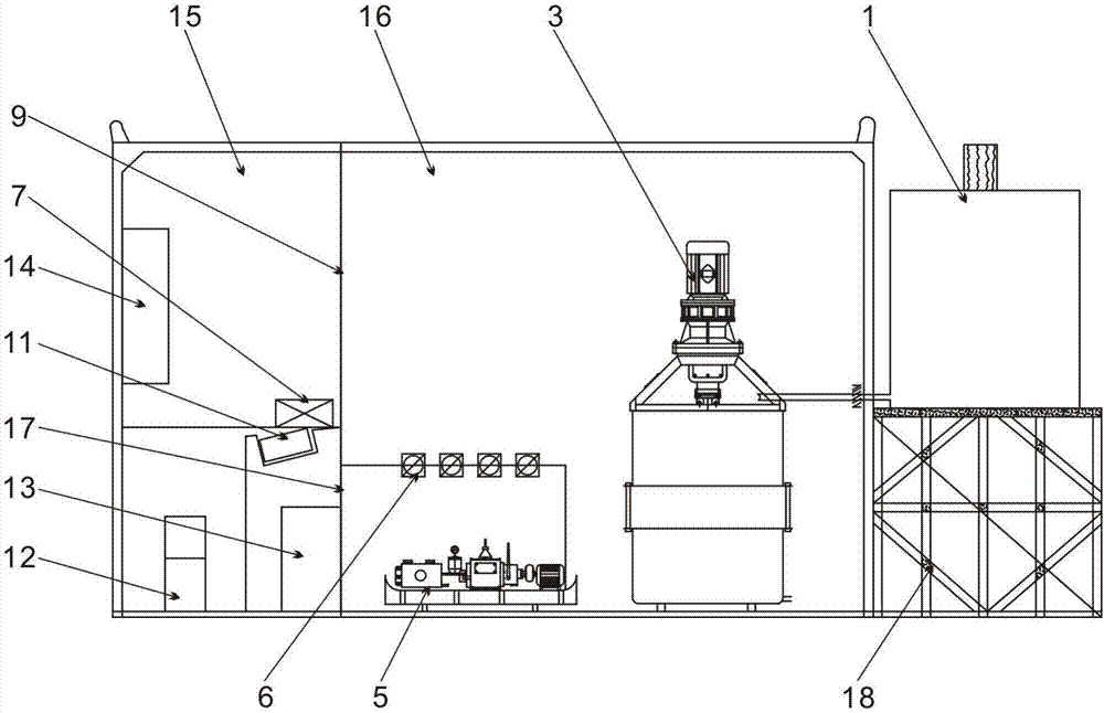 標準化集裝箱式灌漿房的制作方法與工藝