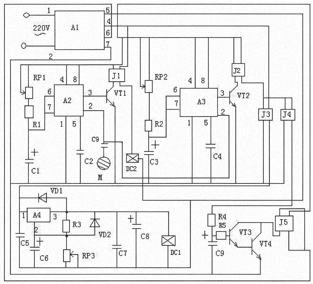 一種氣動(dòng)調(diào)節(jié)閥閥門定位器使用的控制裝置的制作方法