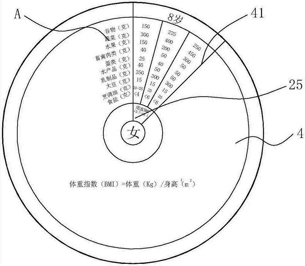 兒童平衡膳食計算盤的制作方法與工藝