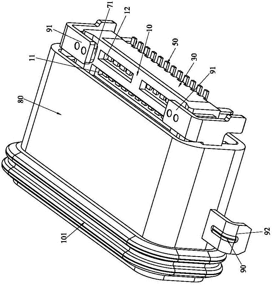 防水型USB Type‑C插座连接器的制作方法与工艺