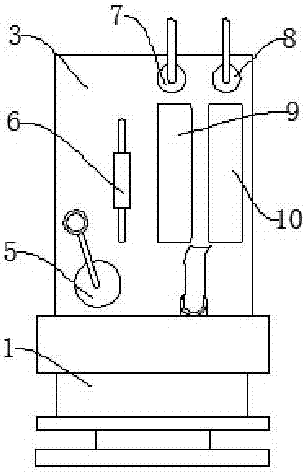 一种负离子发生器电源线让位结构的制作方法与工艺