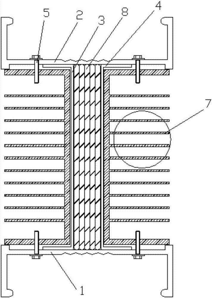 一种垂直安装的新型散热片式母线槽的制作方法与工艺