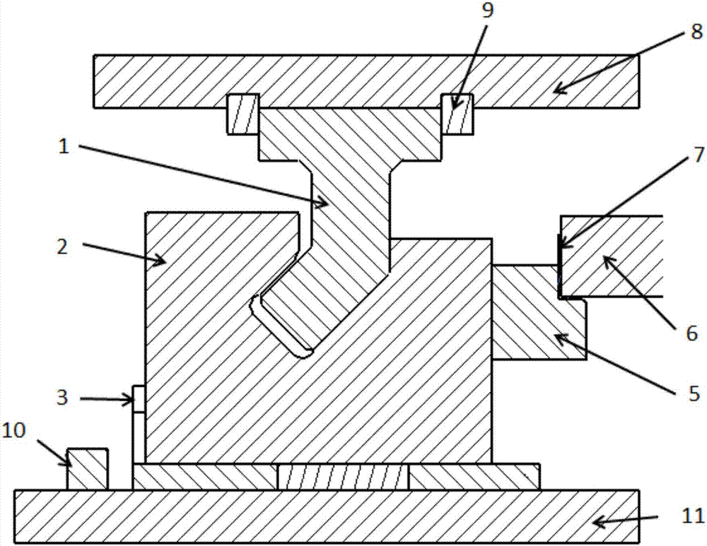 斜楔滑塊傳動機構的制作方法與工藝