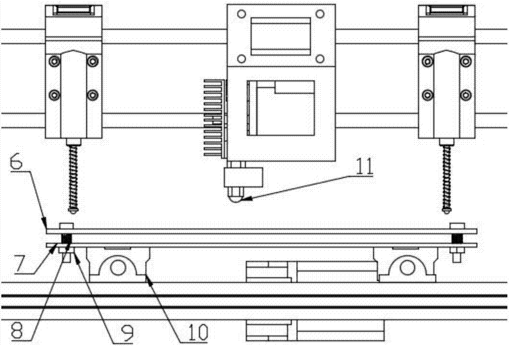 一種3D打印機(jī)平臺(tái)調(diào)平裝置的制作方法