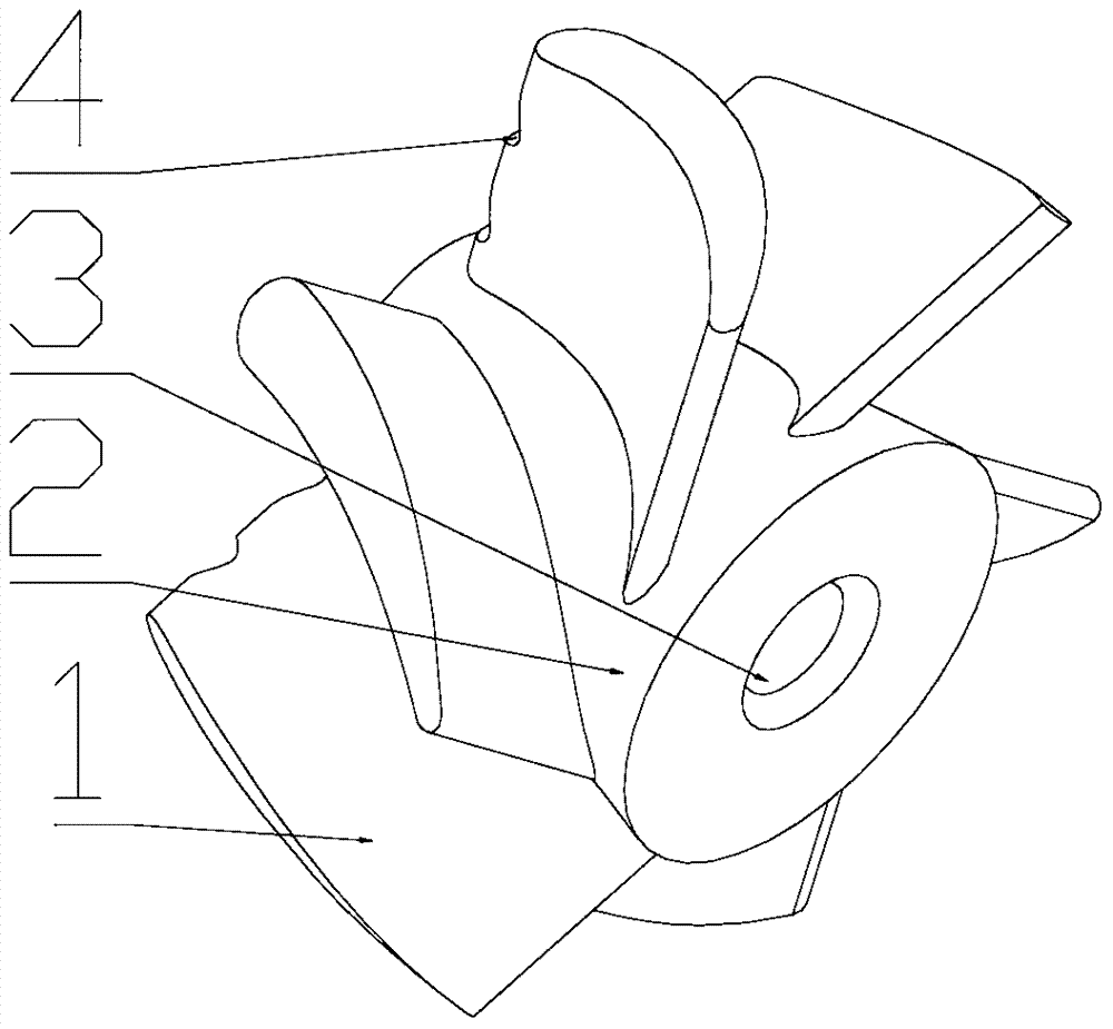 一種紊流低噪風(fēng)機(jī)葉輪的制作方法與工藝