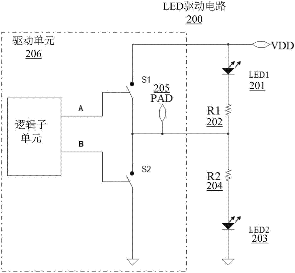 一种LED电路及LED驱动电路的制作方法与工艺