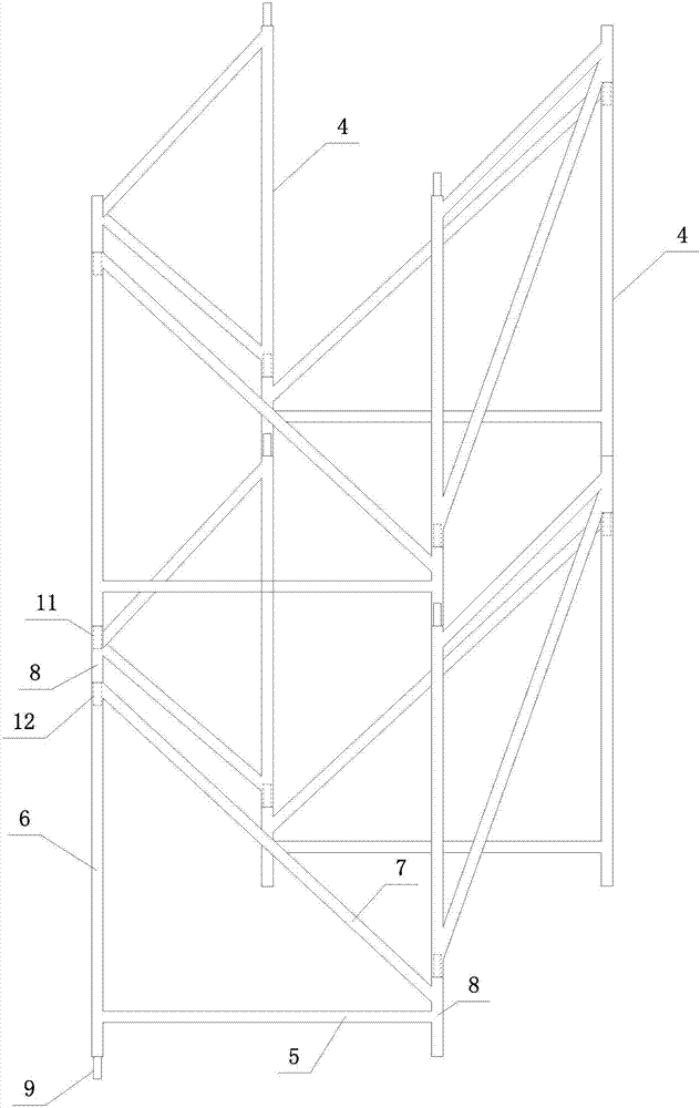 工具式组合施工塔架的制作方法与工艺