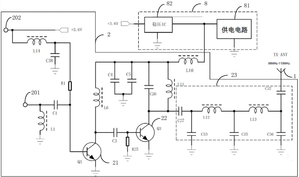 一种调频发射电路的制作方法与工艺