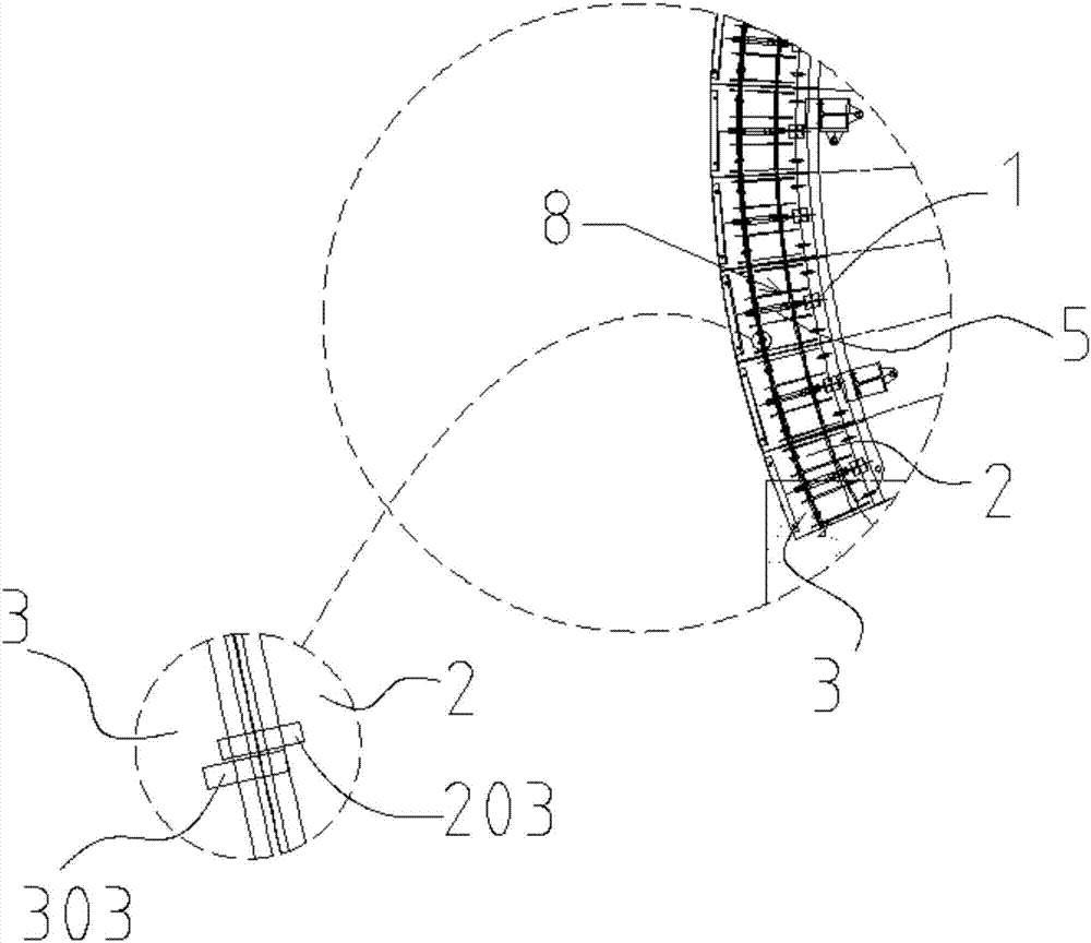 一种用于隧道衬砌台车的封板机构的制作方法与工艺