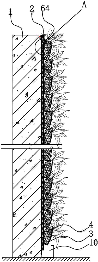 一種垂直綠化墻的制作方法與工藝