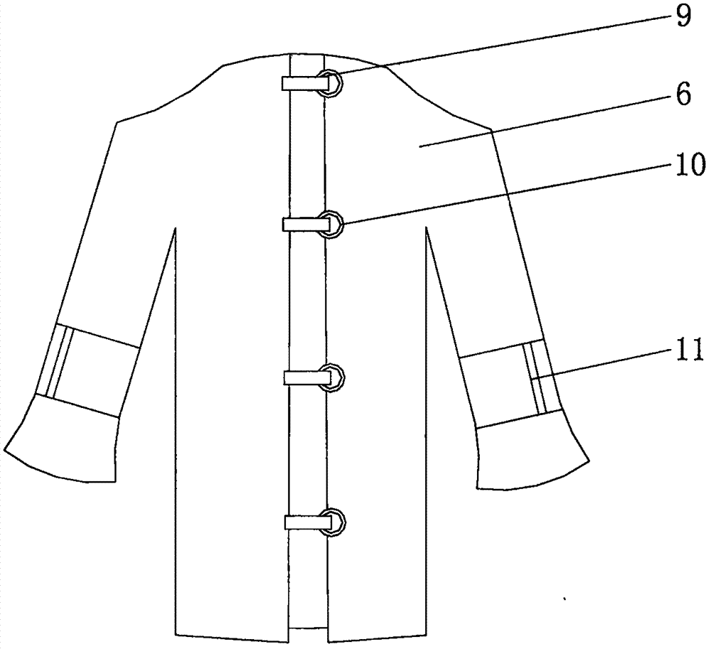 一種血液透析動(dòng)靜脈內(nèi)瘺及長期深靜脈置管保護(hù)衣的制作方法與工藝