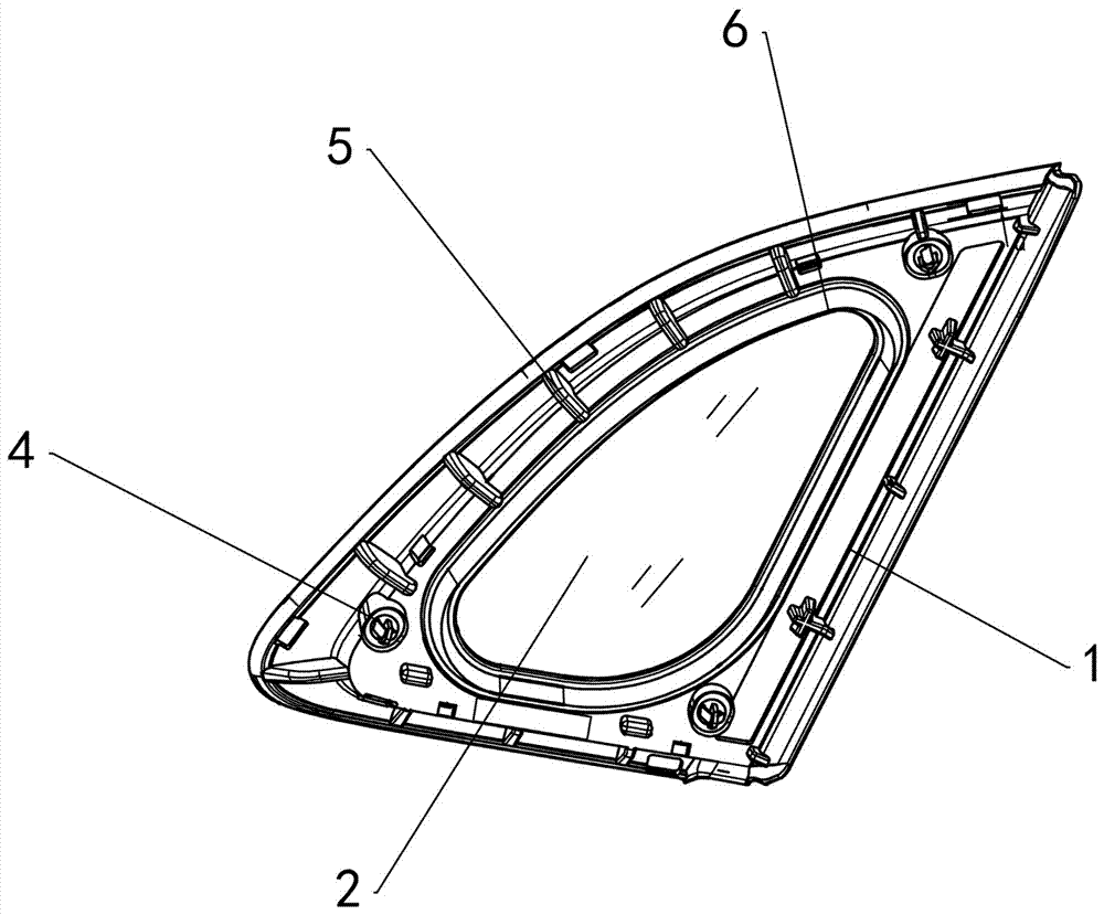 汽车后门三角窗总成的制作方法与工艺