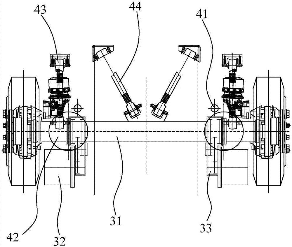 一種電動(dòng)客車輪邊電機(jī)驅(qū)動(dòng)橋結(jié)構(gòu)的制作方法與工藝