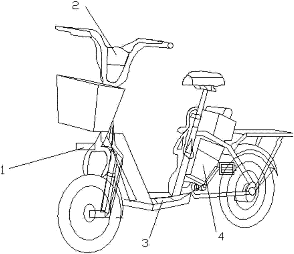一种电动自行车碰撞预警装置的制作方法